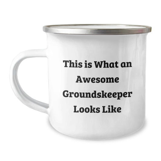 Funny groundskeeper Gifts for Men - This Is What An Awesome groundskeeper Looks Like Camping Mug - Christmas Unique Gifts from Friends and Family - Image 1