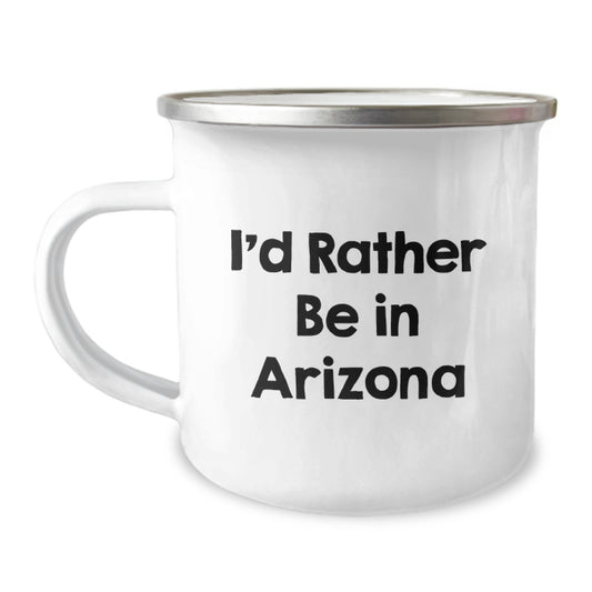 Arizona Inspired Funny Camping Mug Gifts from Friends for Arizona Enthusiasts, Perfect for Christmas Unique Gifts - Image 1