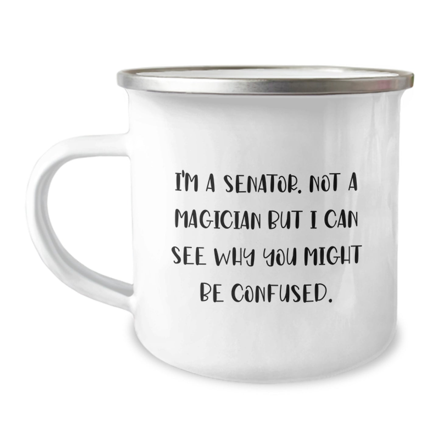 Funny Senator Camping Mug Gifts from Friends for Senator - Christmas Unique Gifts for Men - Image 1