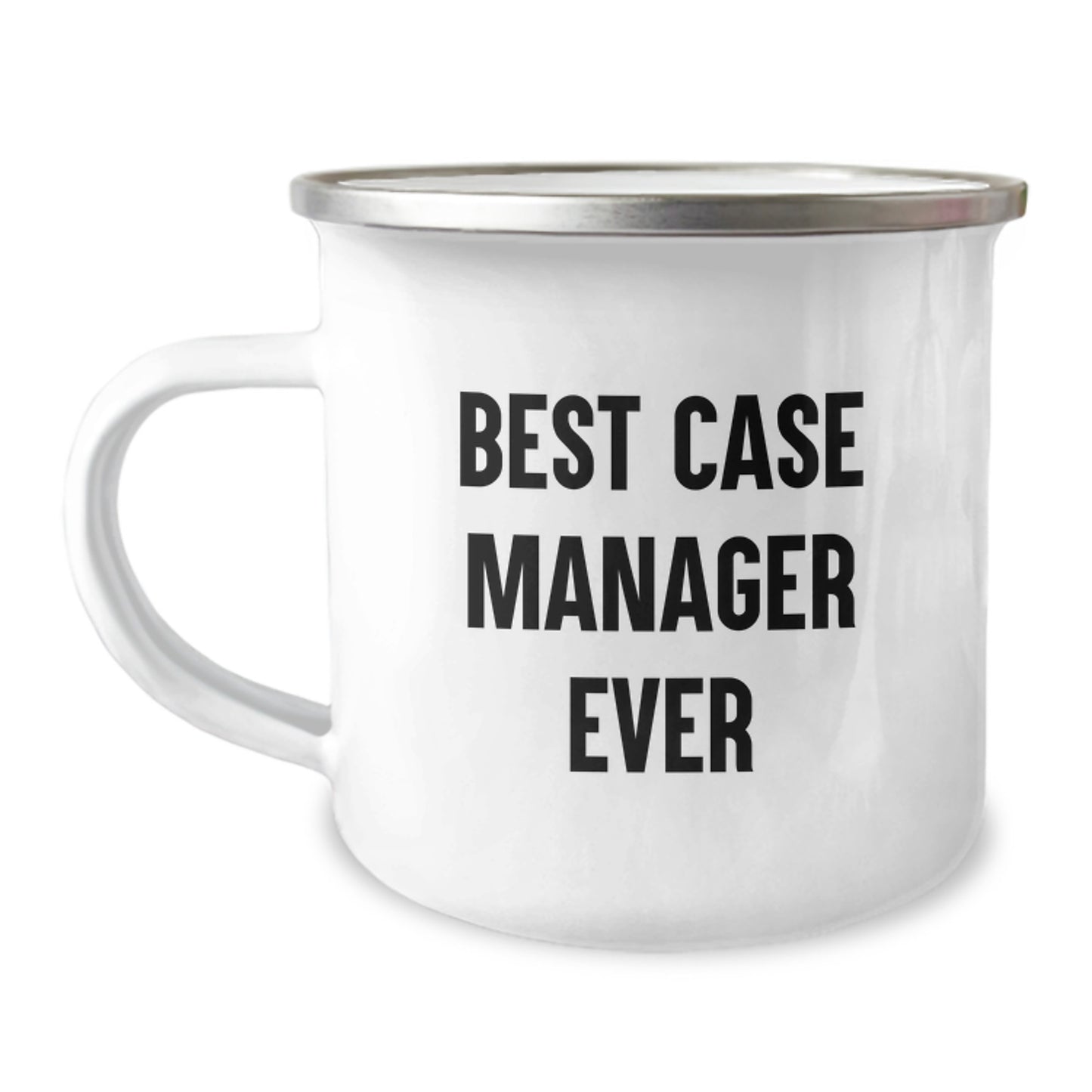 Funny Case Manager Gifts from Friends and Family - Best 'Case Manager Ever' Camping Mug for Christmas Unique Gifts - Image 1