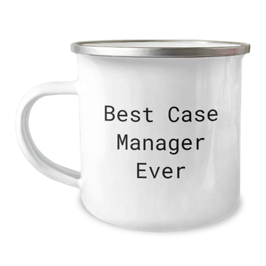 Funny Gifts for Case Manager - Best Case Manager Ever Camping Mug Christmas Unique Gifts from Friends to Case Manager - Image 1