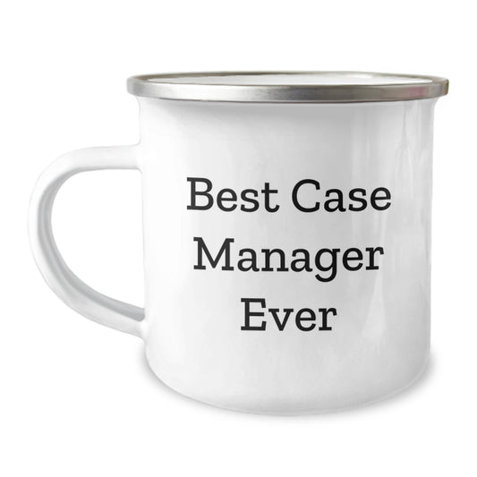 Funny Case Manager Gifts from Friends, Best Case Manager Ever, Camping Mug for Men, Unique Christmas Unique Gifts - Image 1