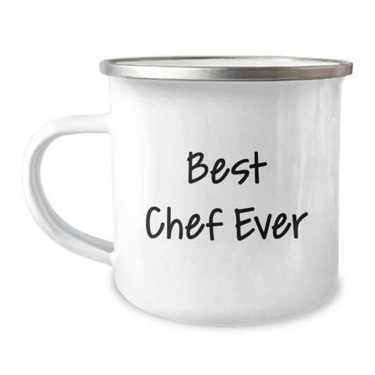 Funny Chef Christmas Unique Gifts from Friends, Camping Mug for Best Chef Ever, Ideal Gift for Men - Image 1