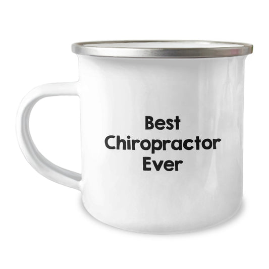 Funny Chiropractor Unique Gifts from Friends for Best Chiropractor Ever Camping Mug - Image 1