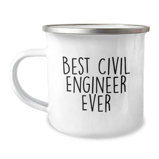 Funny Gifts for Civil Engineer Men - Best Civil Engineer Ever Camping Mug, Christmas Unique Gifts from Family - Image 1