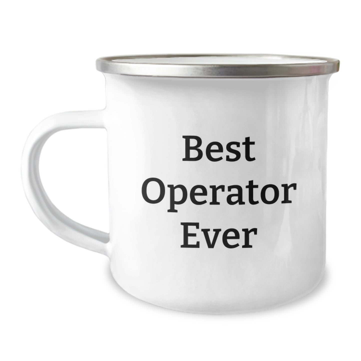 Operator Gifts from Men, Funny 'Best Operator Ever' Camping Mug for Christmas Unique Gifts - Image 1