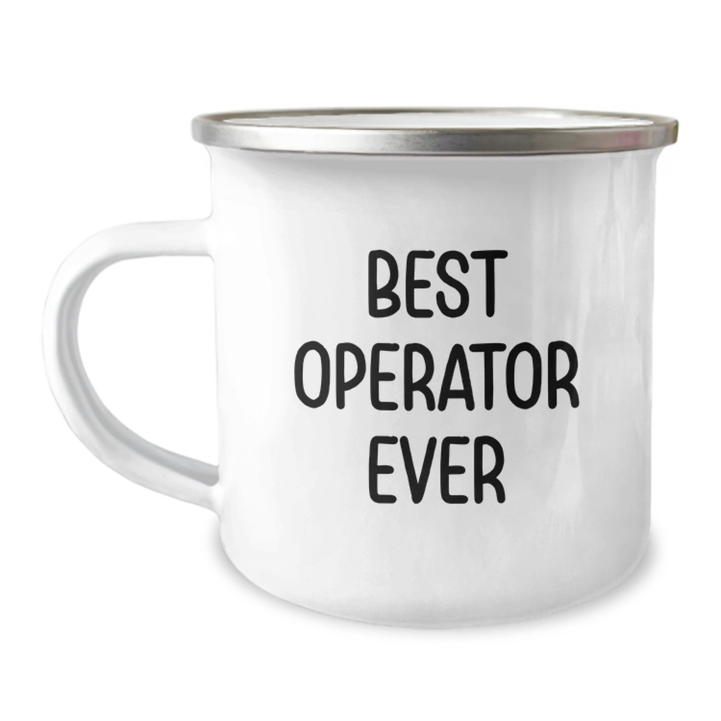 Funny Operator Gifts from Friends, Best Operator Ever Quote Christmas Unique Gifts, Operator Camping Mug - Image 1