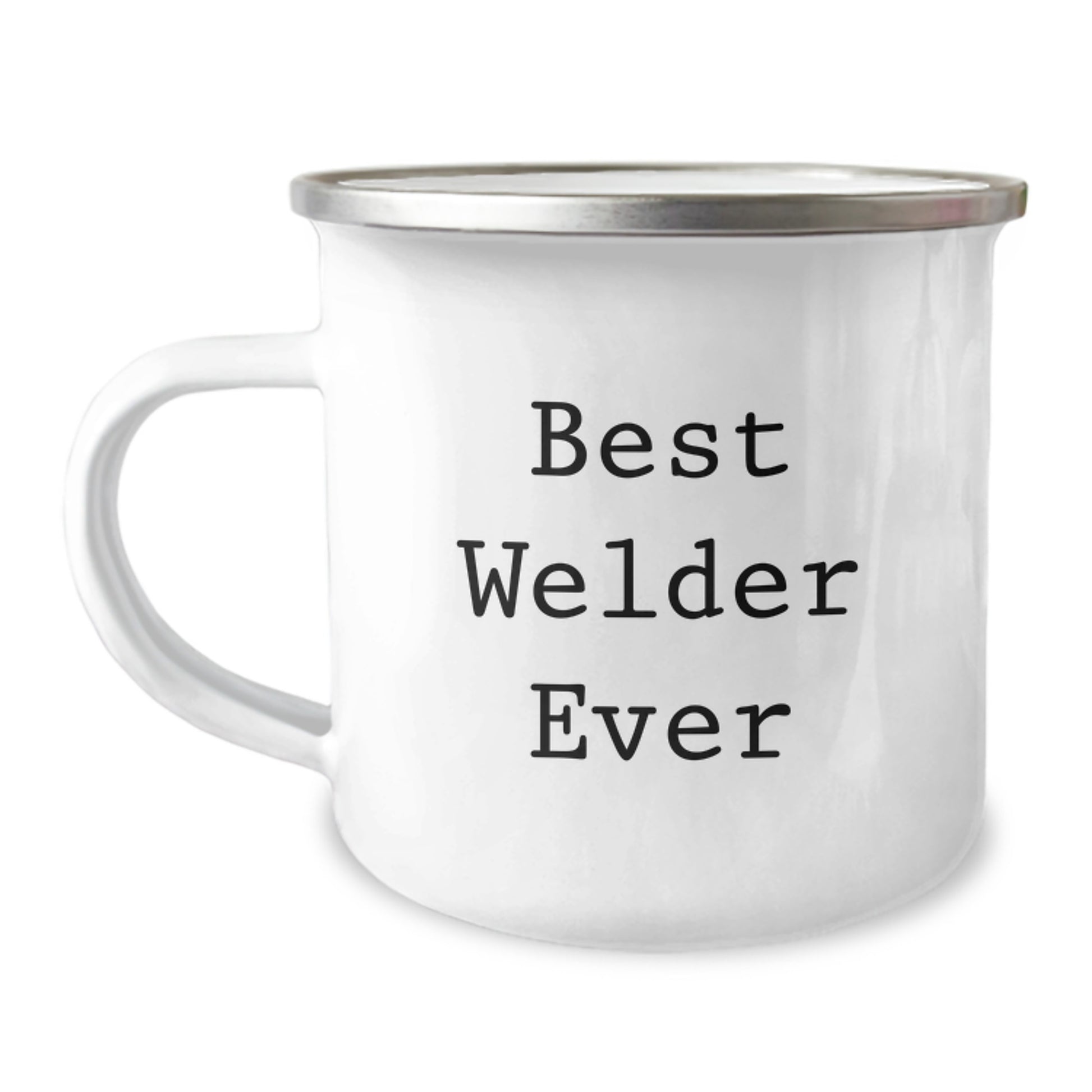 Welder Gifts from Friends, Funny Best Welder Ever Birthday Unique Gifts for Men, Women, Coworkers, Family, 12 oz Stainless Steel Camping Mug - Image 1