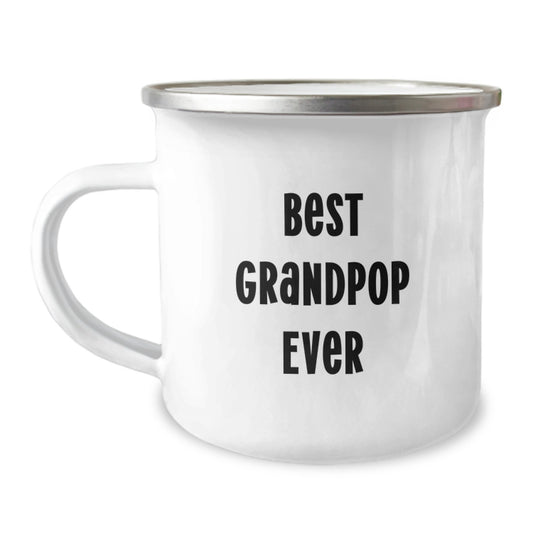 Funny Grandpop Gifts from Family for Grandpop - Best Grandpop Ever Camping Mug for Christmas - Image 1