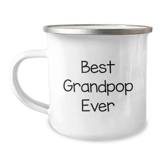 Funny Grandpop Gifts for Men - Best Grandpop Ever - Unique Valentine's Unique Gifts from Family to Grandpop - Grandpop Camping Mug - Image 1
