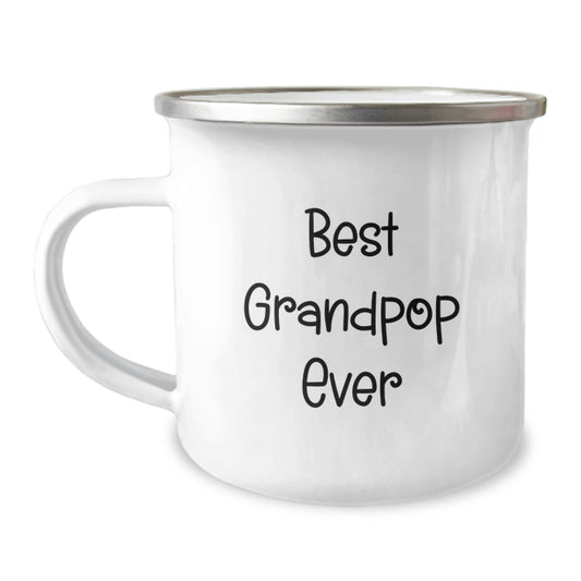 Funny Grandpop Gifts from Family, Best Grandpop Ever Camping Mug, Christmas Unique Gifts for Grandpop - Image 1