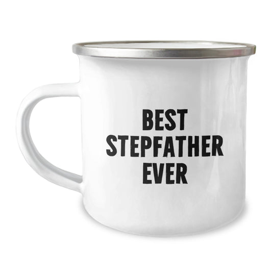 Best Stepfather Ever Funny Camping Mug Gifts from Men to Stepfather for Christmas Unique Present - Image 1