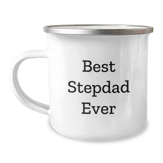 Funny Stepdad Camping Mug Gifts from Family for Men Best Stepdad Ever - Image 1
