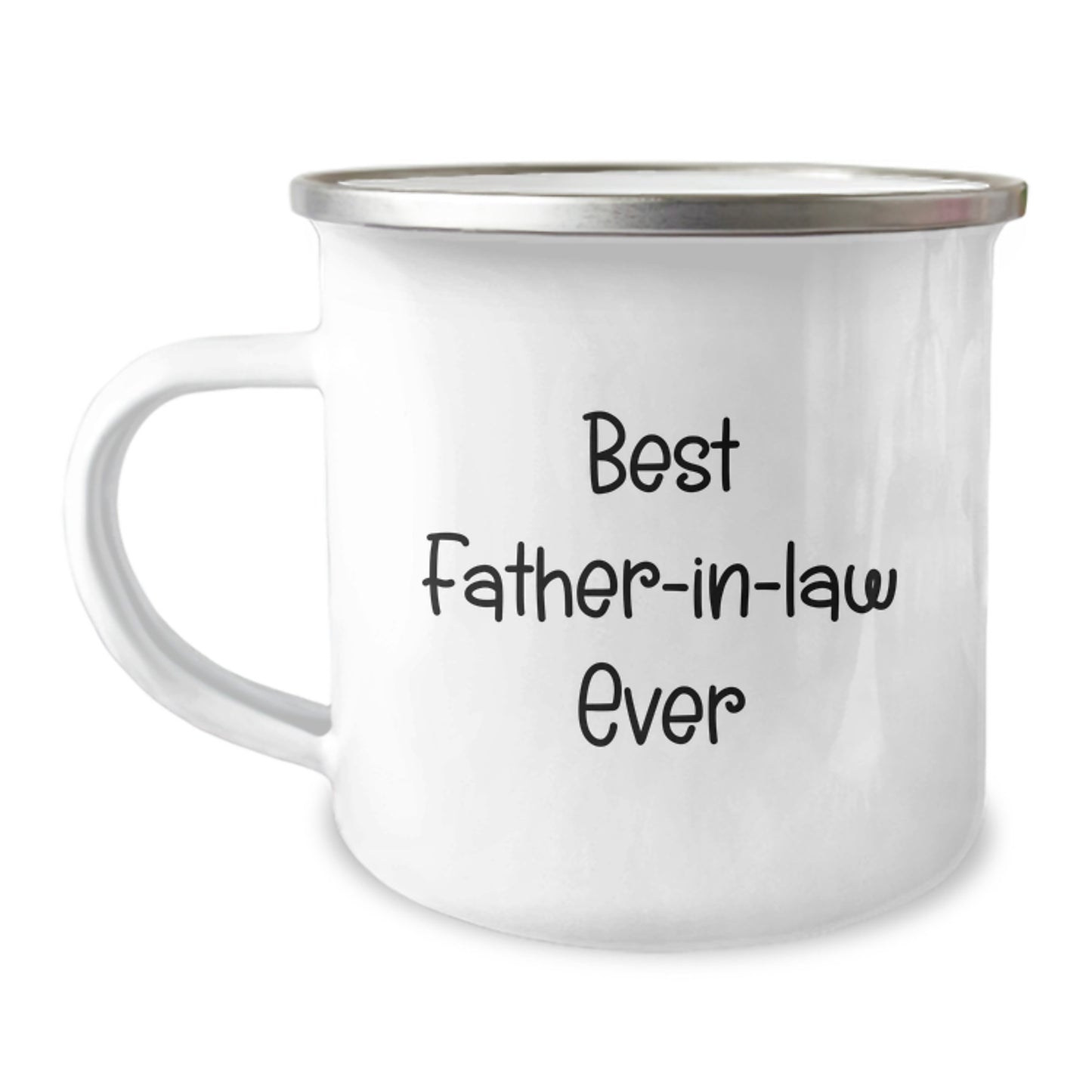 Funny Sayings Gifts from Men to Father-in-law, Best Father-in-law Ever Camping Mug Christmas Unique Gifts - Image 1