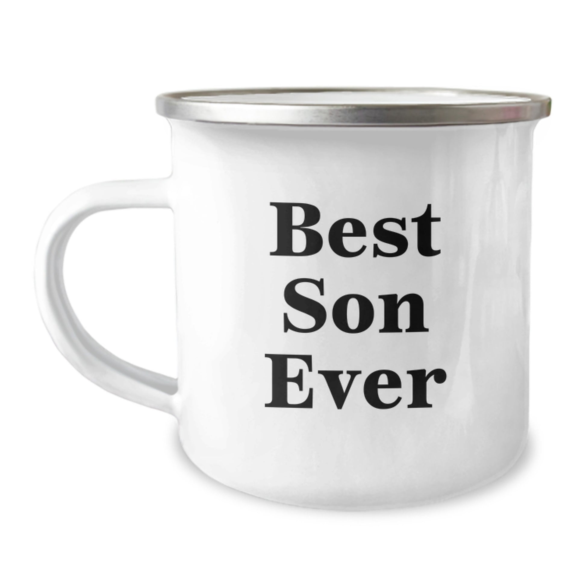 Funny Son Camping Mug Gifts from Women to Men, Best Son Ever Unique Christmas Unique Gifts for Son - Image 1