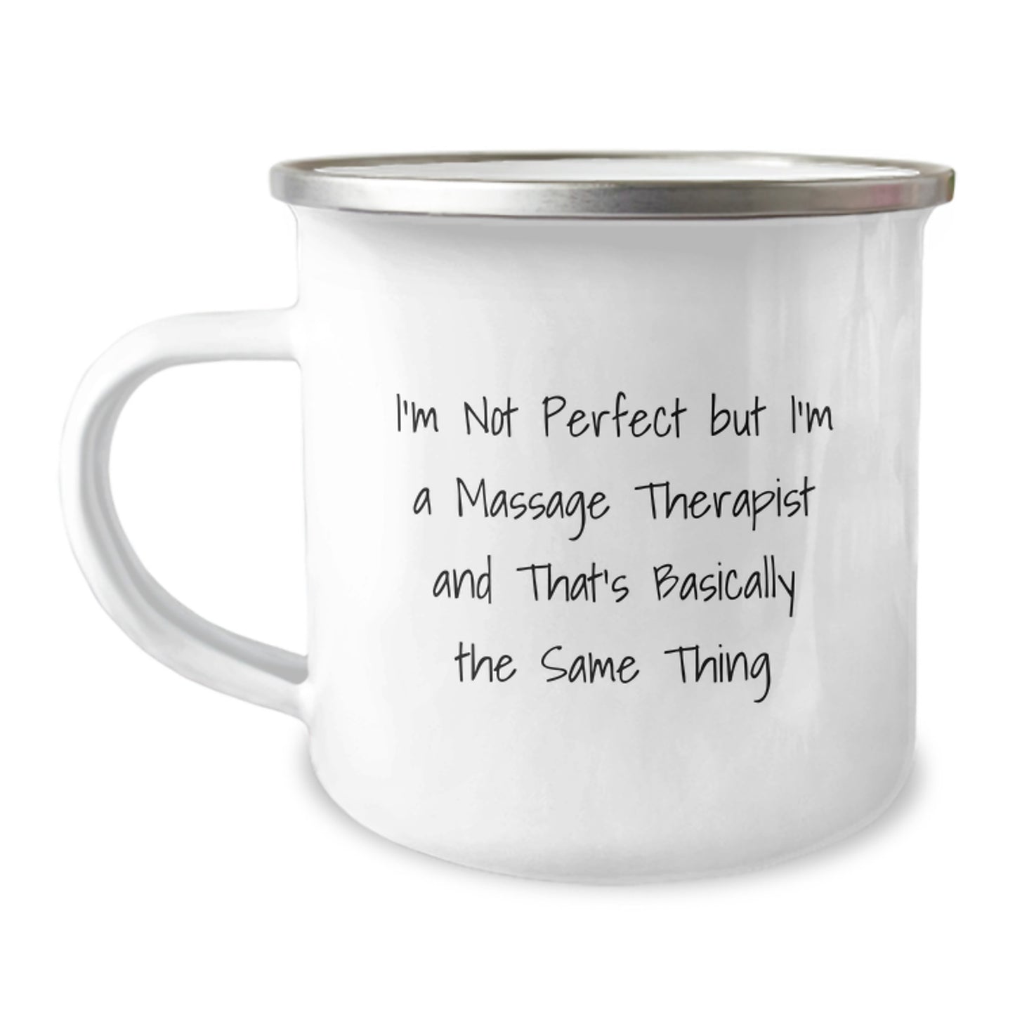 Funny Massage Therapist Gifts from Family for Men - I'm Not Perfect But I'm A Massage Therapist And That's Basically The Same Thing Christmas Unique Gifts for Massage Therapist - Image 1