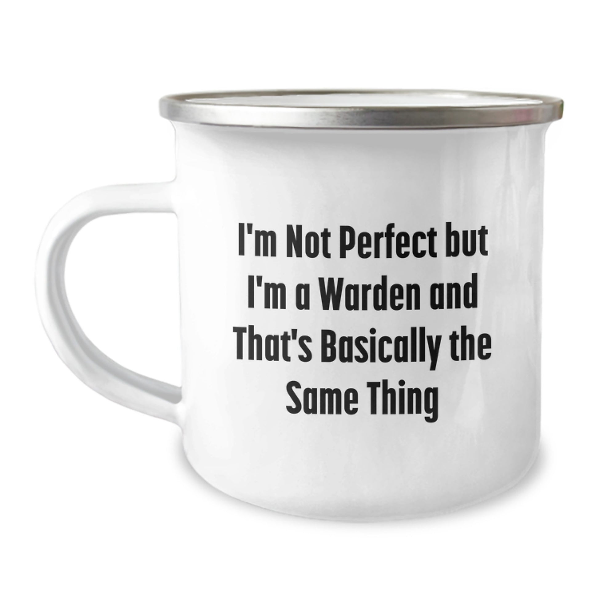 Funny Warden Camping Mug Gifts for Men Women Friends Coworkers Family - Unique Christmas Memorable Presents from Loved Ones - Image 1