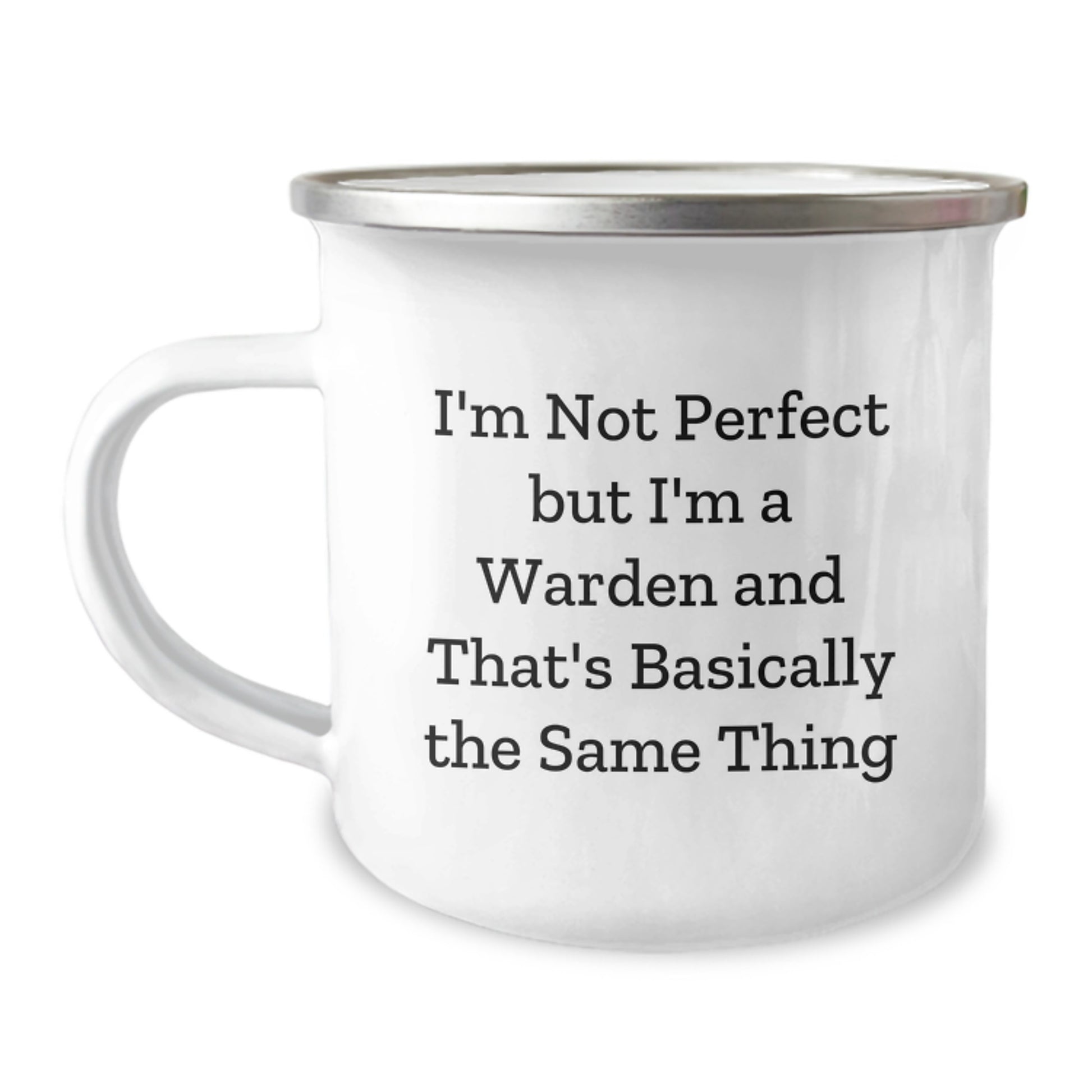 Warden Camping Mug Funny Quote Gifts for Men, Unique Christmas Memorable Presents from Friends and Family, Funny Warden Mugs for Camping Enthusiasts - Image 1