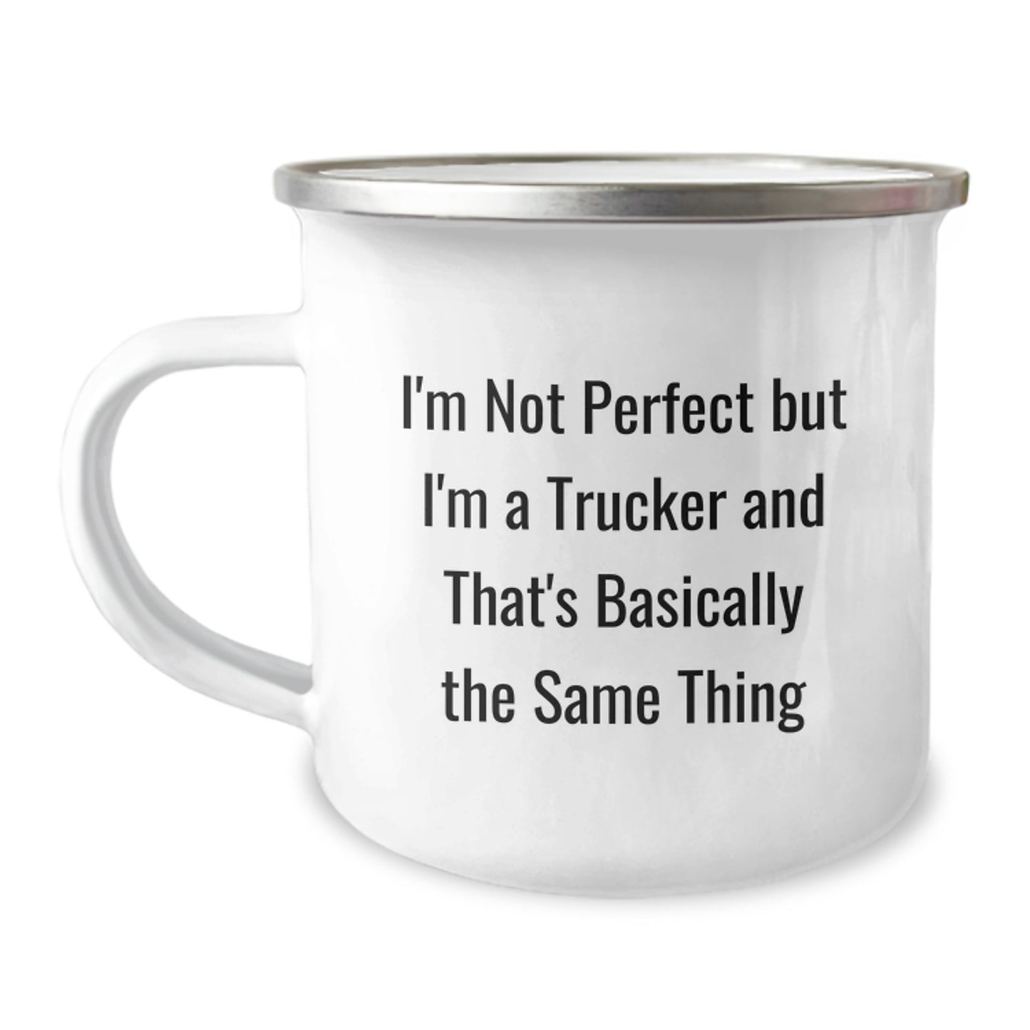 Funny Trucker Gifts from Men, Unique Birthday Unique Gifts for Truckers, Camping Mug - Image 1