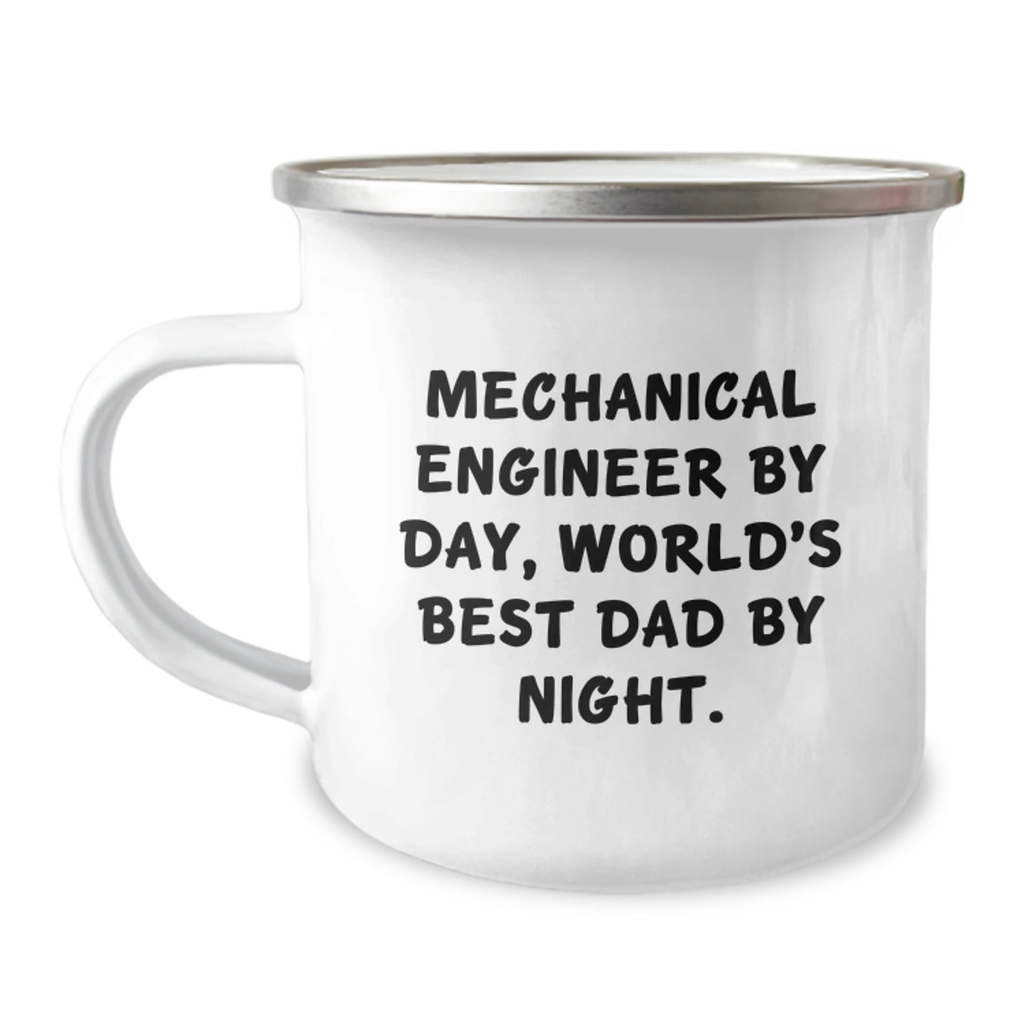 Funny Mechanical Engineer Gifts for Him Stainless Steel Camping Mugs - Gifts from Dad, Unique Christmas Unique Gifts for Men, World's Best Dad Mugs - Image 1