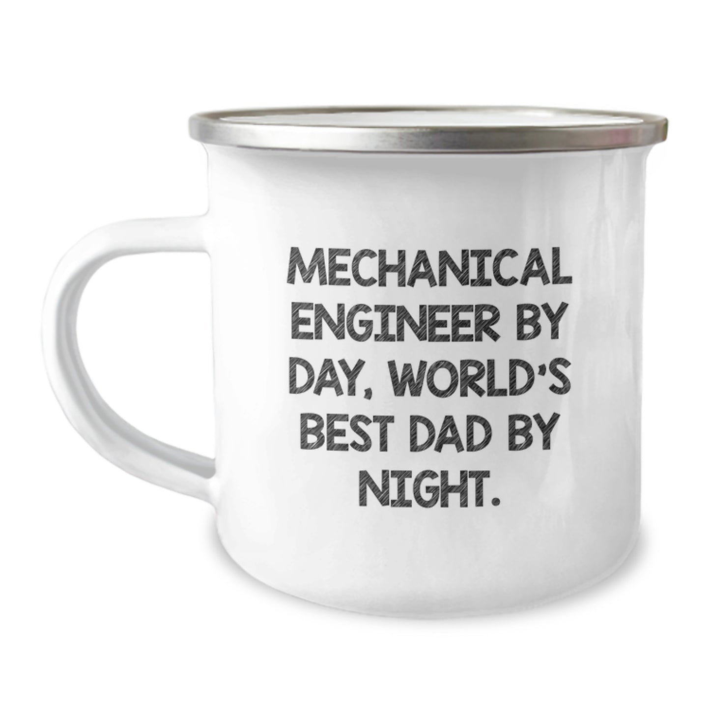Funny Mechanical Engineer Gifts for Men by Day, World's Best Dad by Night - Christmas Unique Presents from Family - Image 1