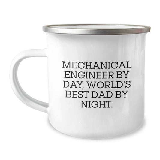 Mechanical Engineer Gifts, Funny Quote, Stainless Steel Camping Mug for Men, Unique Christmas Unique Gifts from Dad, Perfect for Family Friend Coworker - Image 1