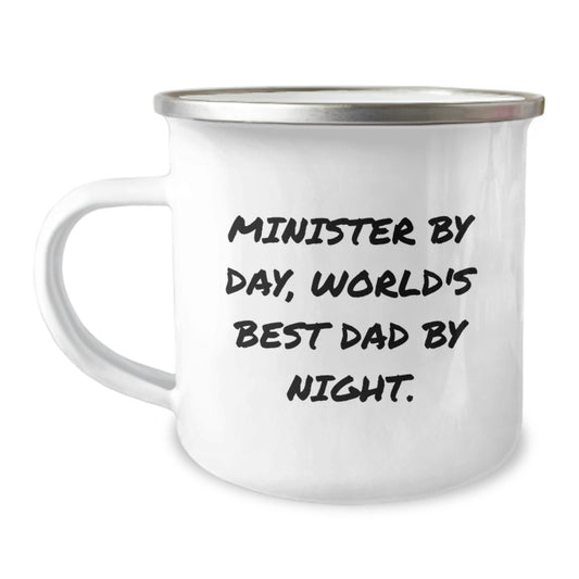 Funny Camping Mug for Minister Friends and Family - Christmas Unique Gifts from Men to Minister - Image 1