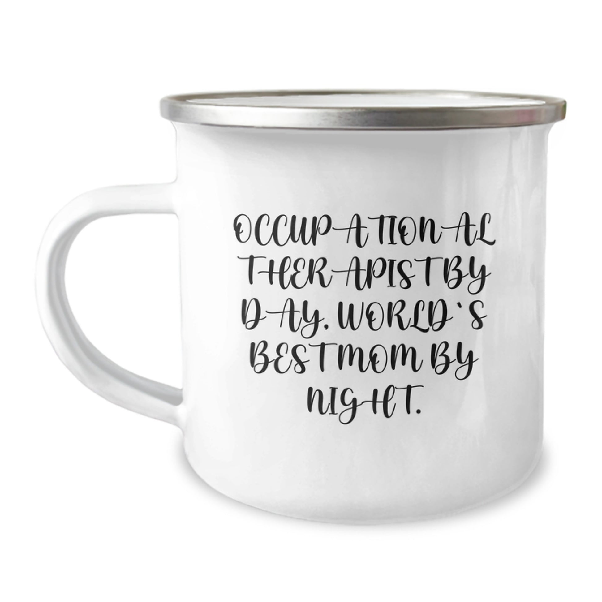 Funny Occupational Therapist Gifts for Christmas, Camping Mug for Occupational Therapist Lover, Unique Gifts from Mom to Occupational Therapist Daughter - Image 1
