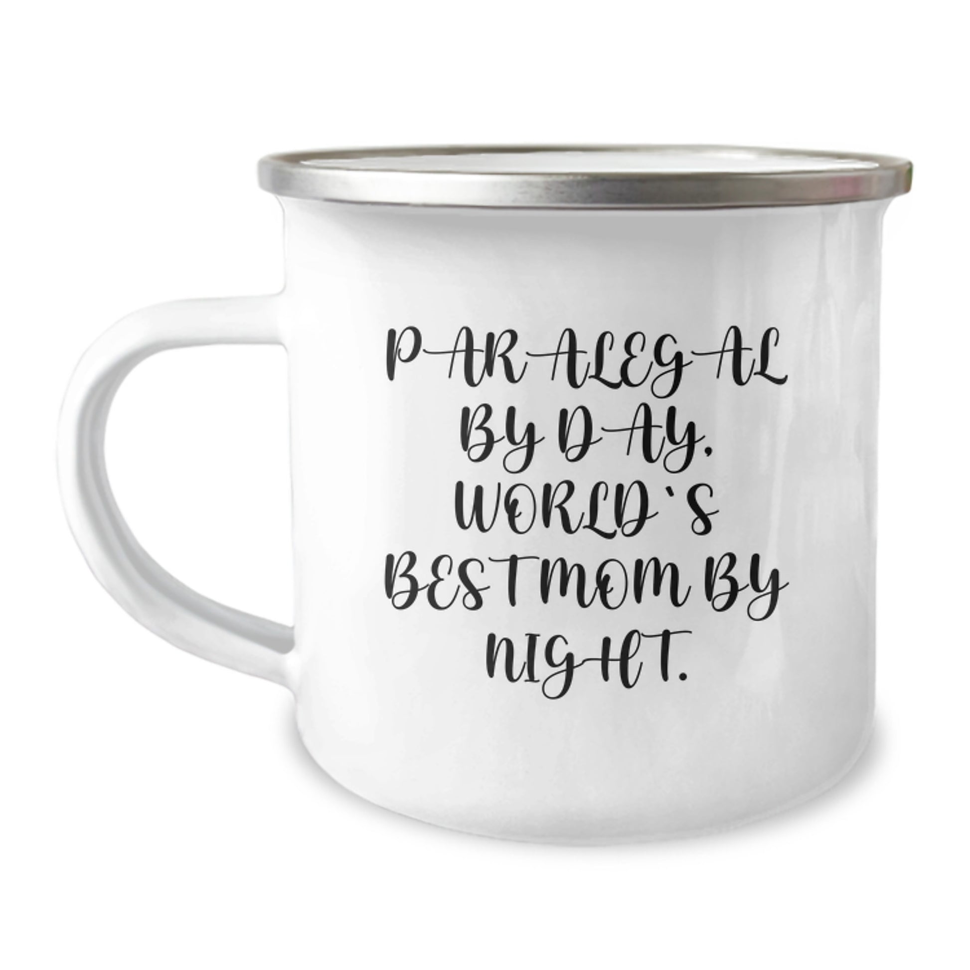 Funny Paralegal Gifts from Mom Paralegal By Day World's Best Mom By Night Christmas Unique Mugs for Paralegal - Image 1