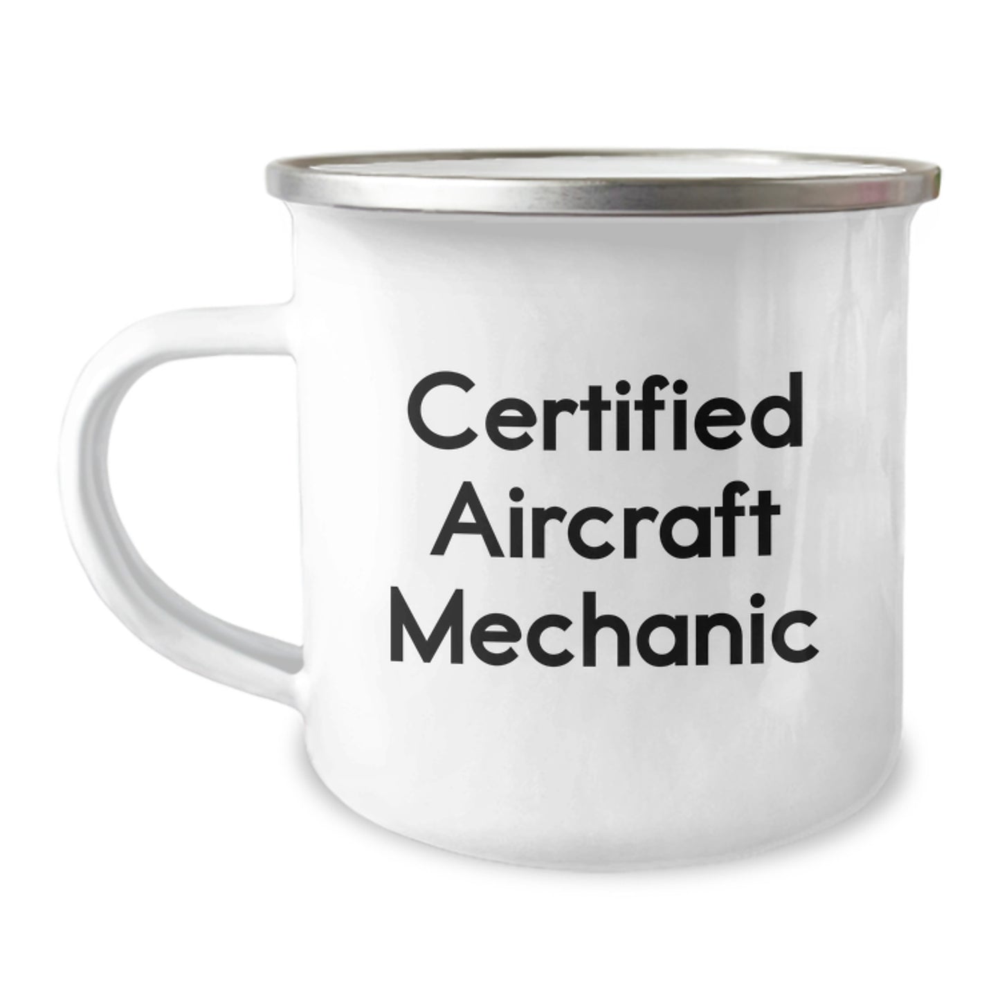 Funny Aircraft Mechanic Christmas Unique Gifts from Men to Friends, Unique Camping Mug for Aircraft Mechanic Lover, Certified Aircraft Mechanic Quote - Image 1