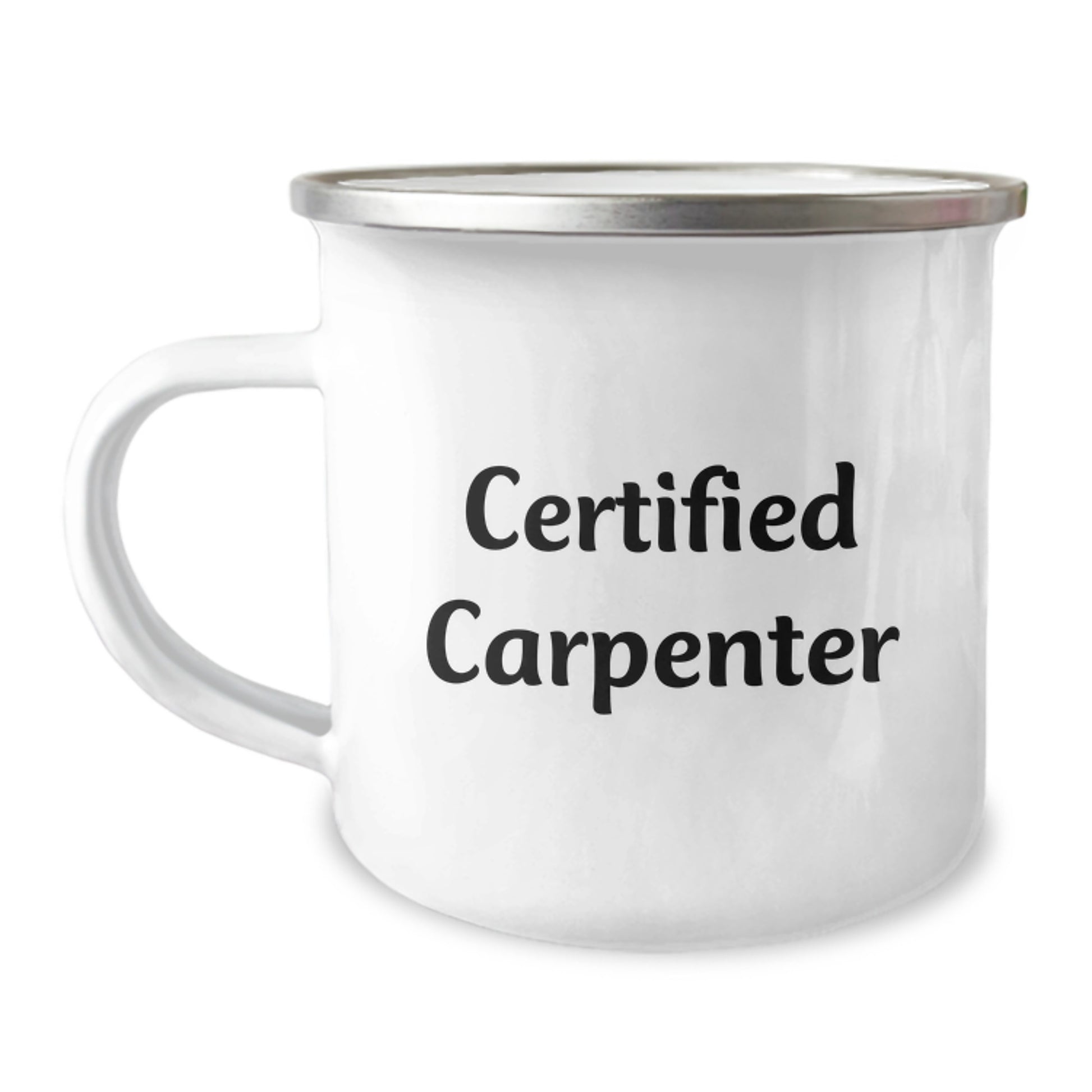 Funny Carpenter Gifts, Unique Christmas Unique Gifts for Men, Camping Mug for Certified Carpenter, 'I Build Things' - Image 1