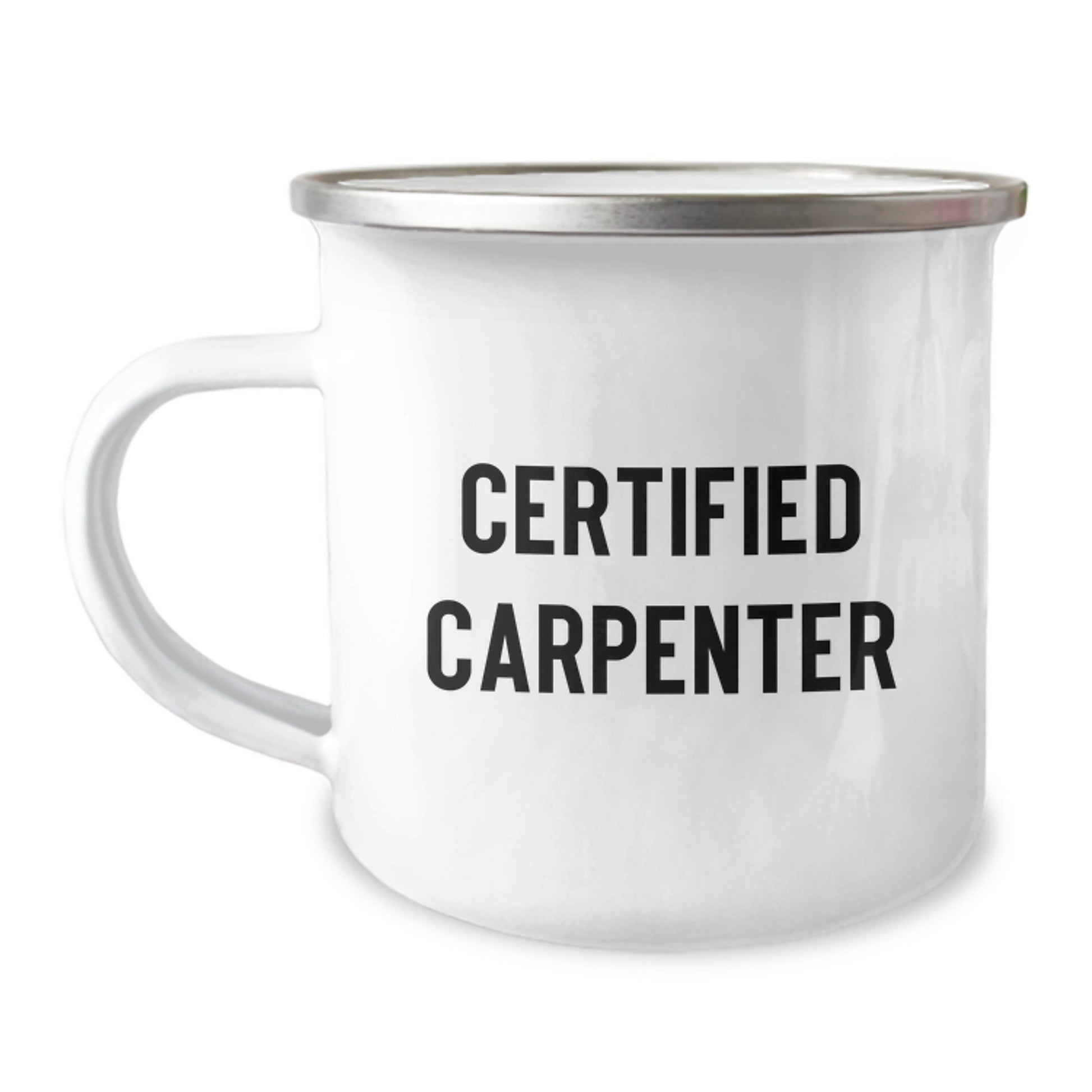 Funny Carpenter Gifts, Christmas Unique Mugs for Men, Camping Mug 'I'm Not Lazy, I'm Just on Carpenter Time' - Image 1