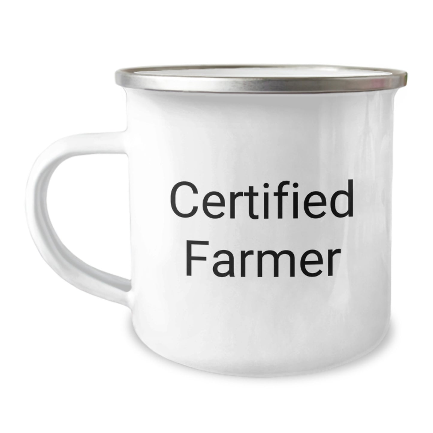 Gifts from Family to Farmer - Funny 'You're the Cream of the Crop' 12 oz Camping Mug for Graduation - Image 1