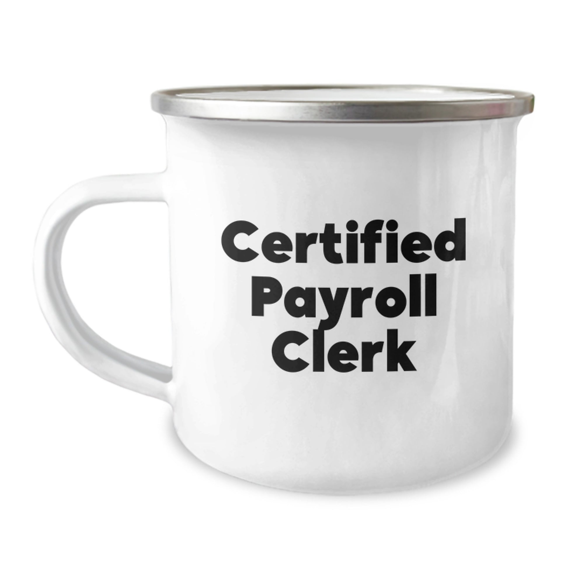 Payroll Clerk Camping Mug Gifts from Men for Christmas - Image 1