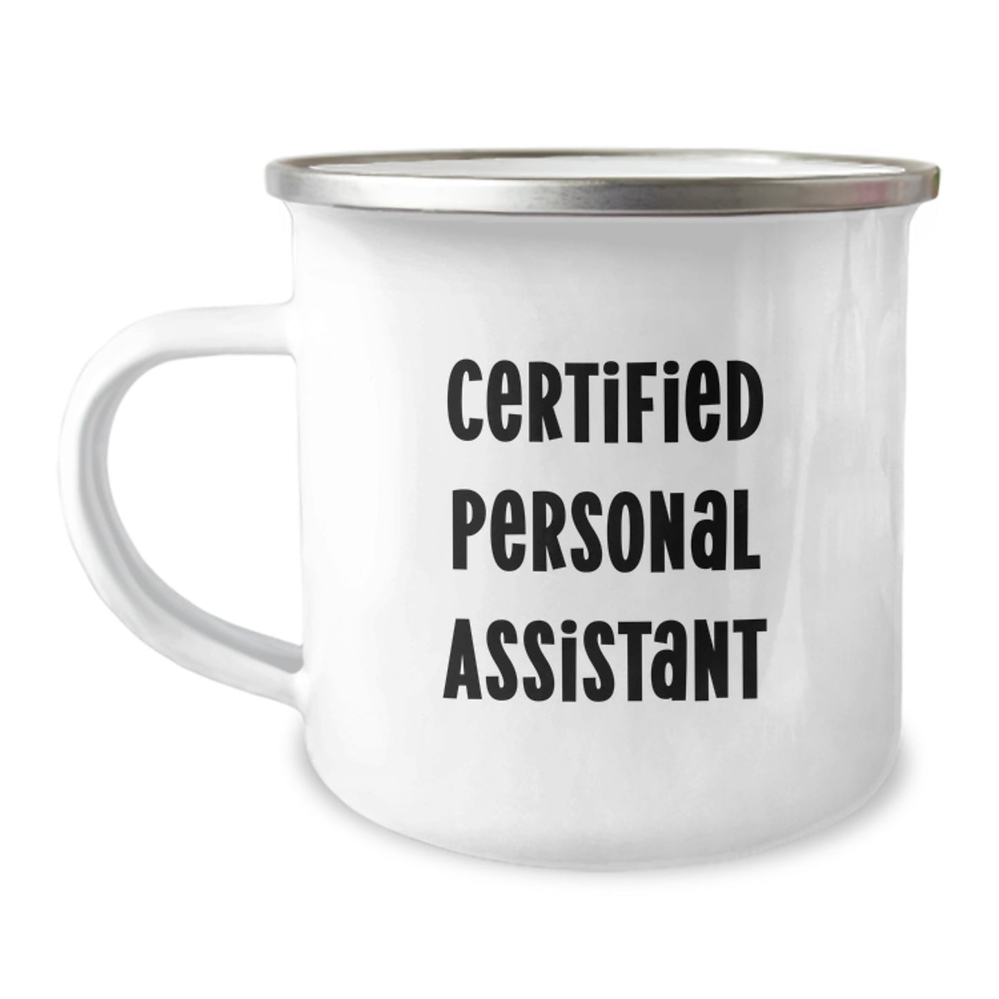 Funny Quote Gifts from Friends and Family to Personal Assistant Christmas Unique Camping Mug - Image 1