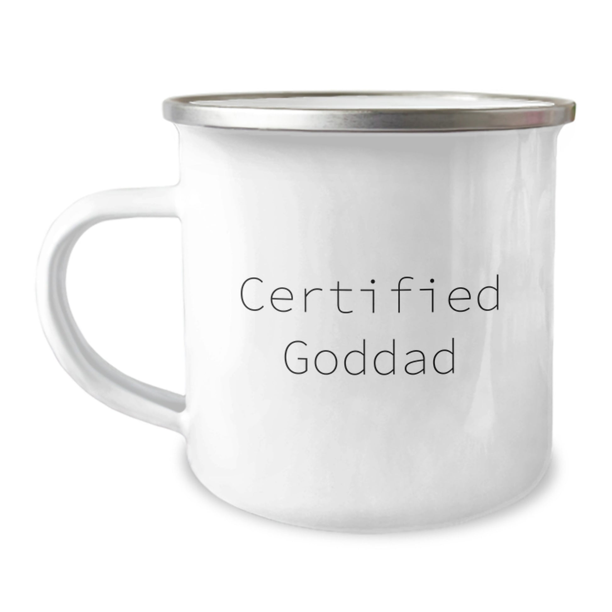 Funny Goddad Gifts for Him from Family, Camping Mug with Certified Goddad Quote, Birthday Unique Gifts for Men, Women, Friends, Coworkers, Family - Image 1