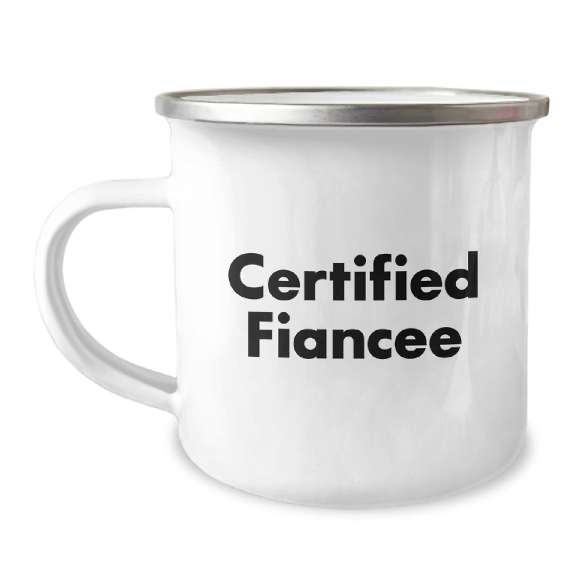 Funny Gifts from Men to Fiancee, Christmas Unique Camping Mug, 'You're the Adventure I Need' - Image 1