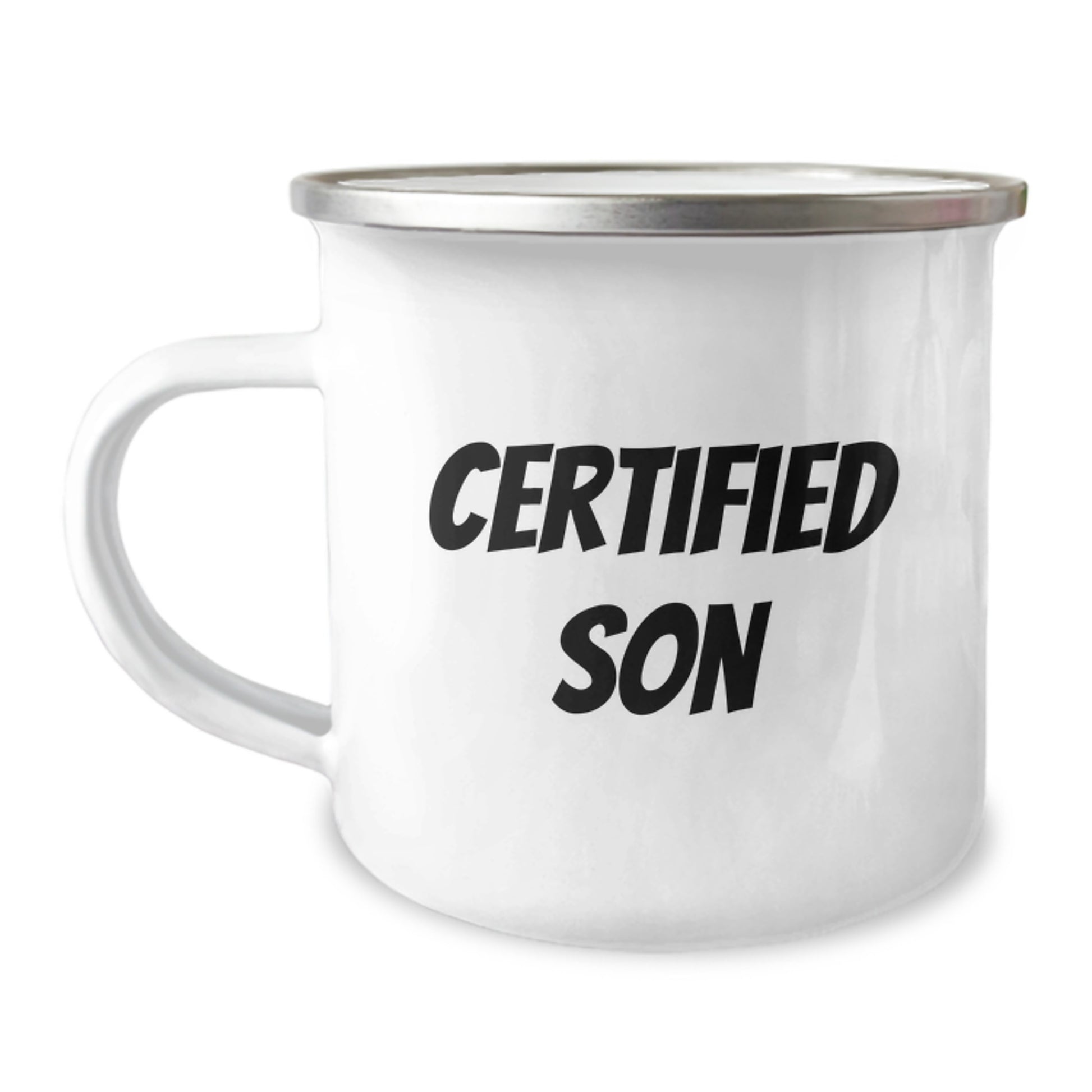 Funny Son Camping Mug Gifts from Mom or Dad on Valentine's - Image 1