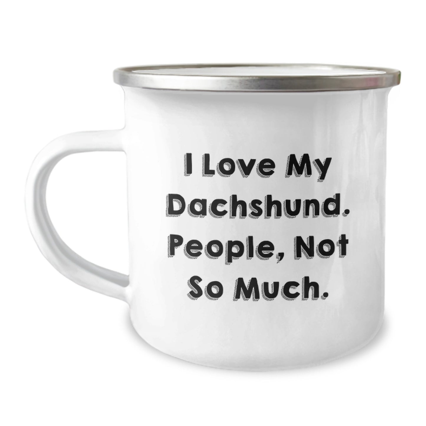 Funny Dachshund Dog Gifts for Men from Friends - I Love My Dachshund People Not So Much Christmas Unique Mugs - Image 1