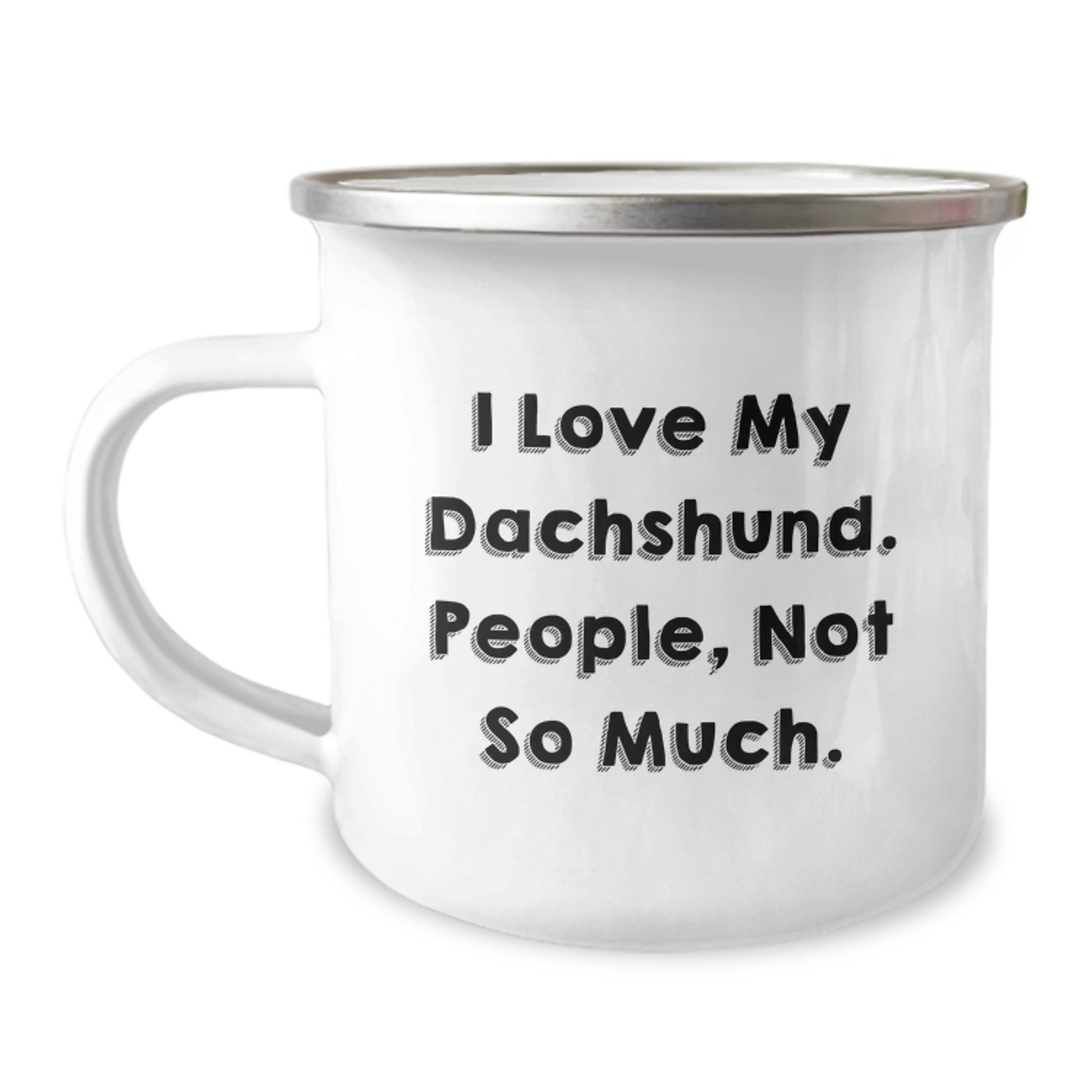 Funny Dachshund Dog Gifts for Men from Friends - I Love My Dachshund People Not So Much Christmas Unique Mugs - Image 1
