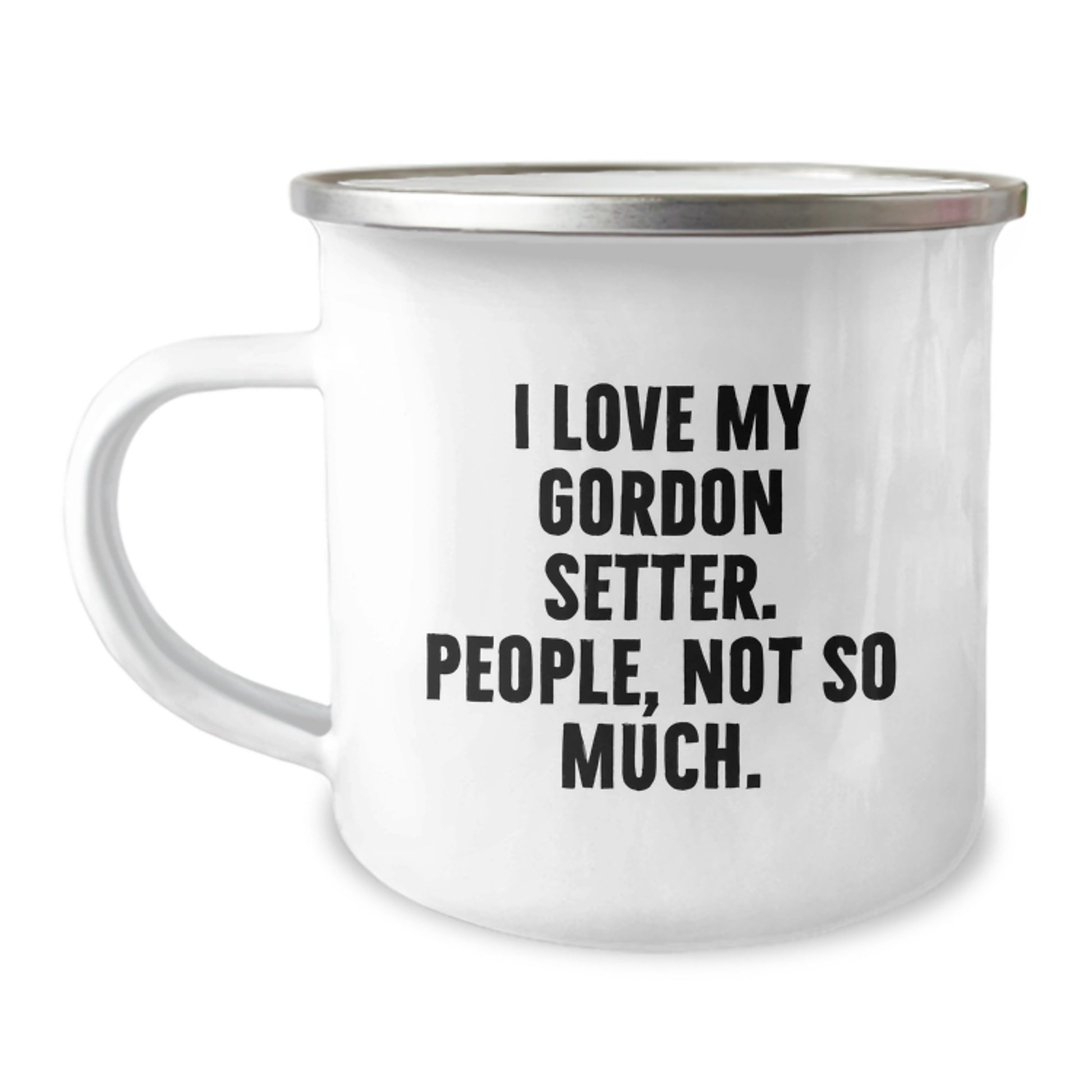 Funny Gordon Setter Dog Lover Christmas Unique Gifts from Friends for Men Camping Mug - Image 1