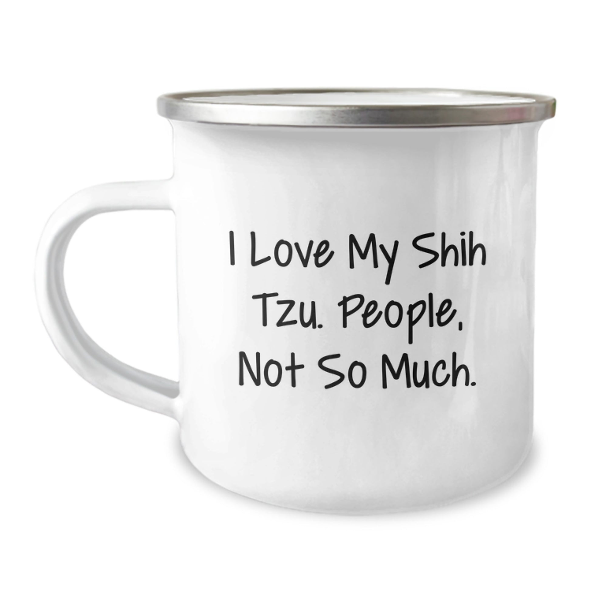 Shih Tzu Dog Camping Mugs Funny Quote Gifts for Friends Family Men Women Christmas Unique - Image 1