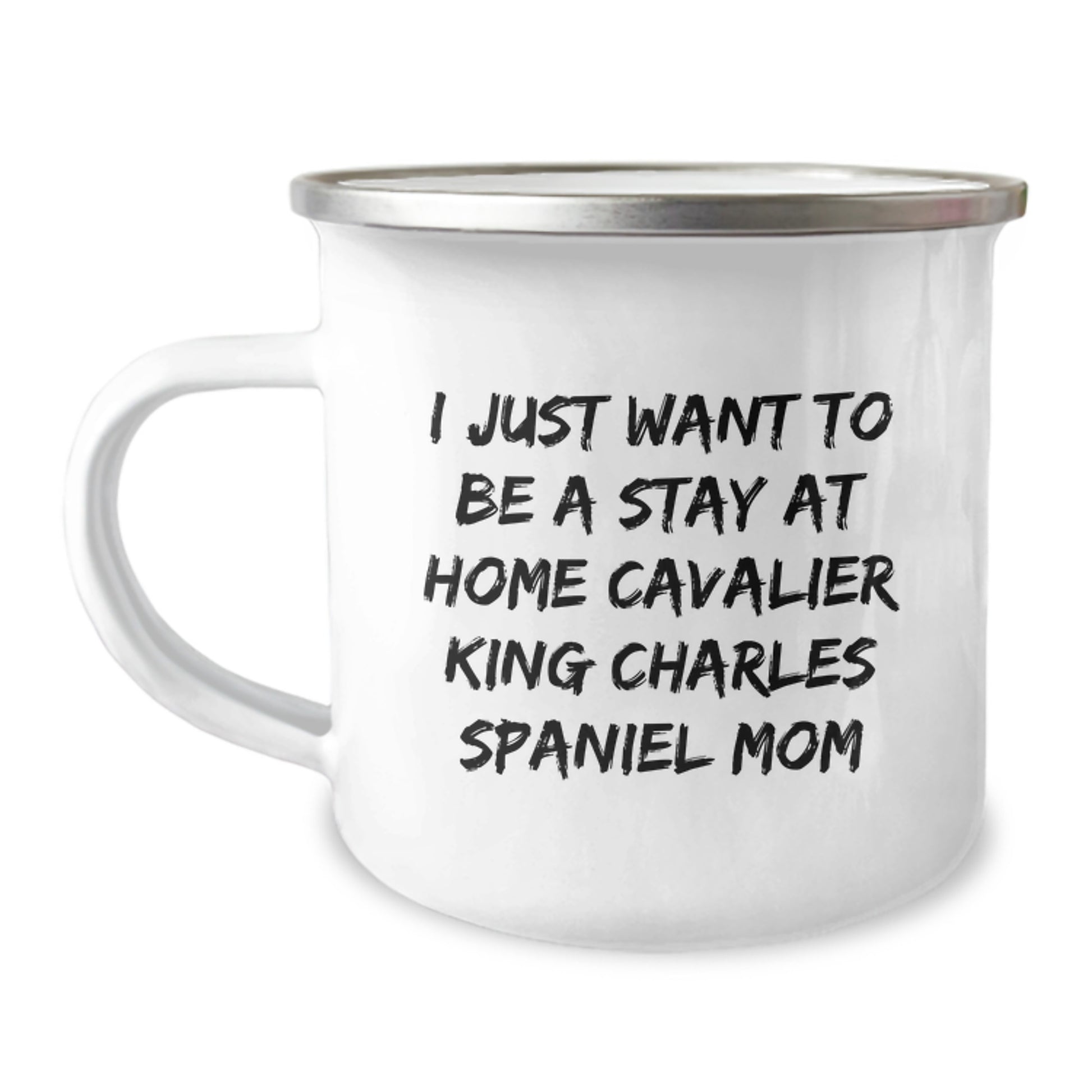 Cavalier King Charles Spaniel Dog Mom Christmas Camping Mug, Funny Gift from Mom, Friends, Family, Perfect for Stay at Home Mom - Image 1