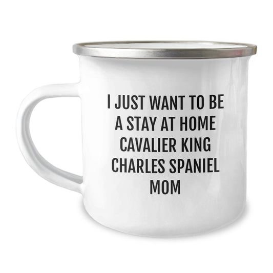 Cute Cavalier King Charles Spaniel Dog Lover Gifts from Mom - Funny Camping Mug for Christmas Unique Presents - Image 1