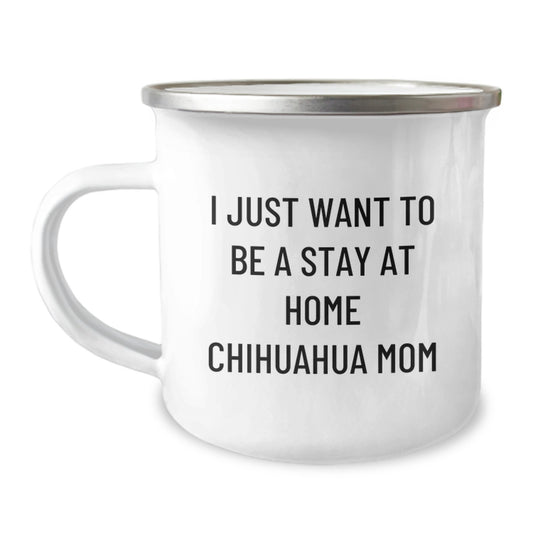 Funny Chihuahua Dog Mom Gifts from Family for Chihuahua Dog Lovers, Camping Mug for Christmas Unique Gifts - Image 1