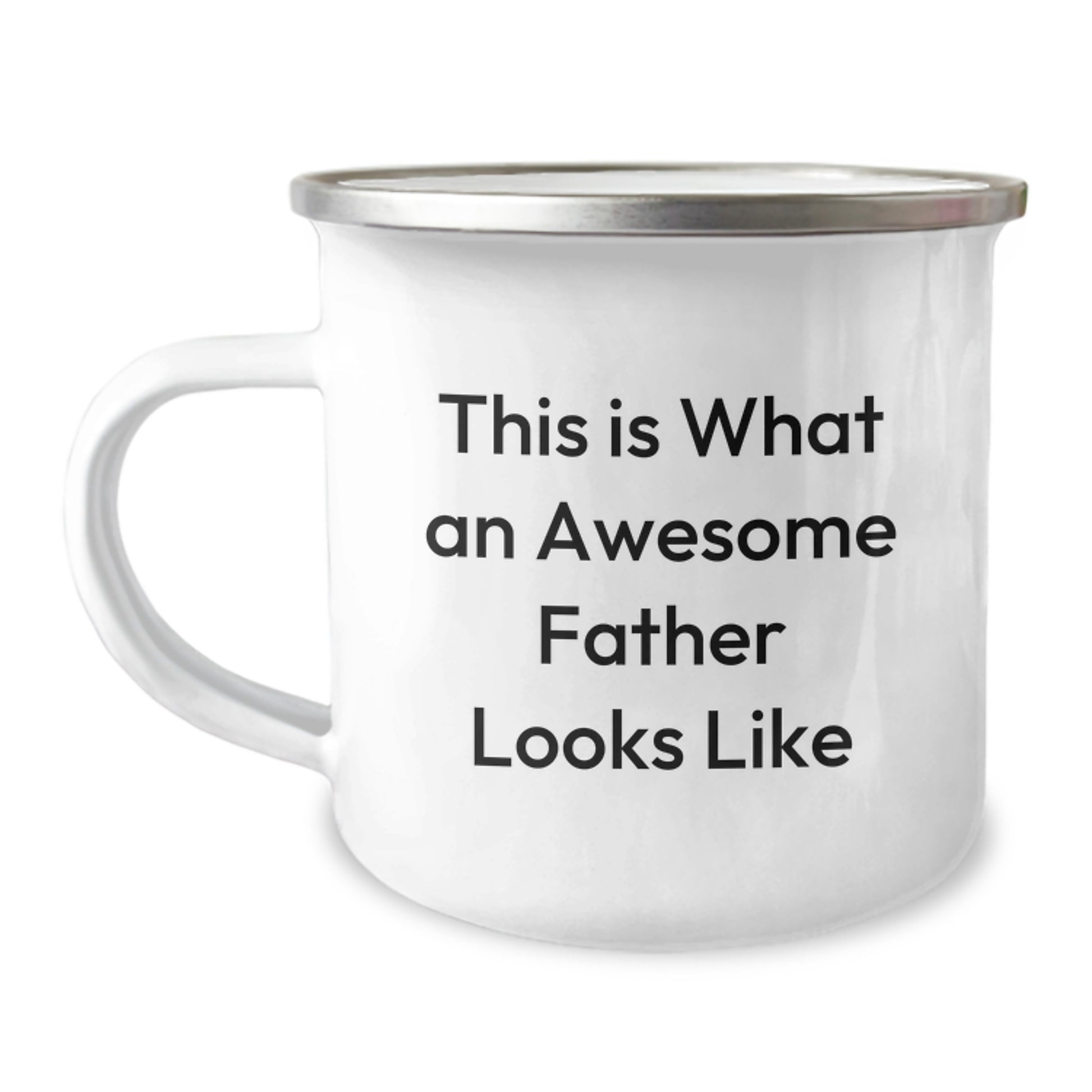 Funny Father Gifts, Unique Camping Mugs, This Is What An Awesome Father Looks Like, Gifts for Dad from Family, Perfect Christmas Memorable Presents - Image 1