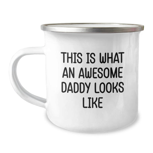 Funny Daddy Camping Mug Gifts from Men for Valentine's Unique Presents - Image 1