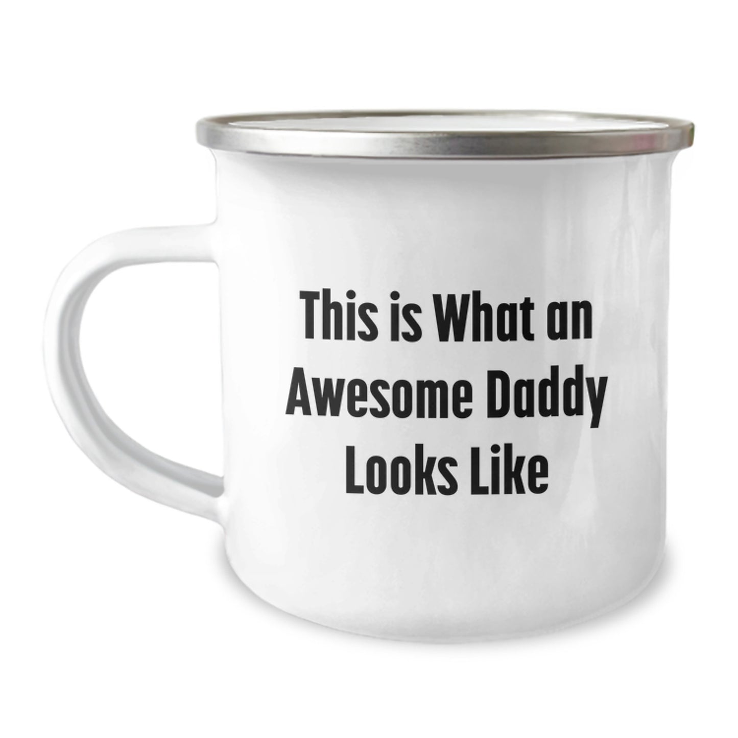 Funny Daddy Camping Mugs, Gifts from Men to Awesome Daddies, This Is What An Awesome Daddy Looks Like Christmas Unique Gifts - Image 1