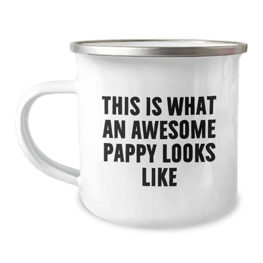 Funny Pappy Camping Mug - Gifts from Friends for Christmas Unique Pappy Gifts - Image 1