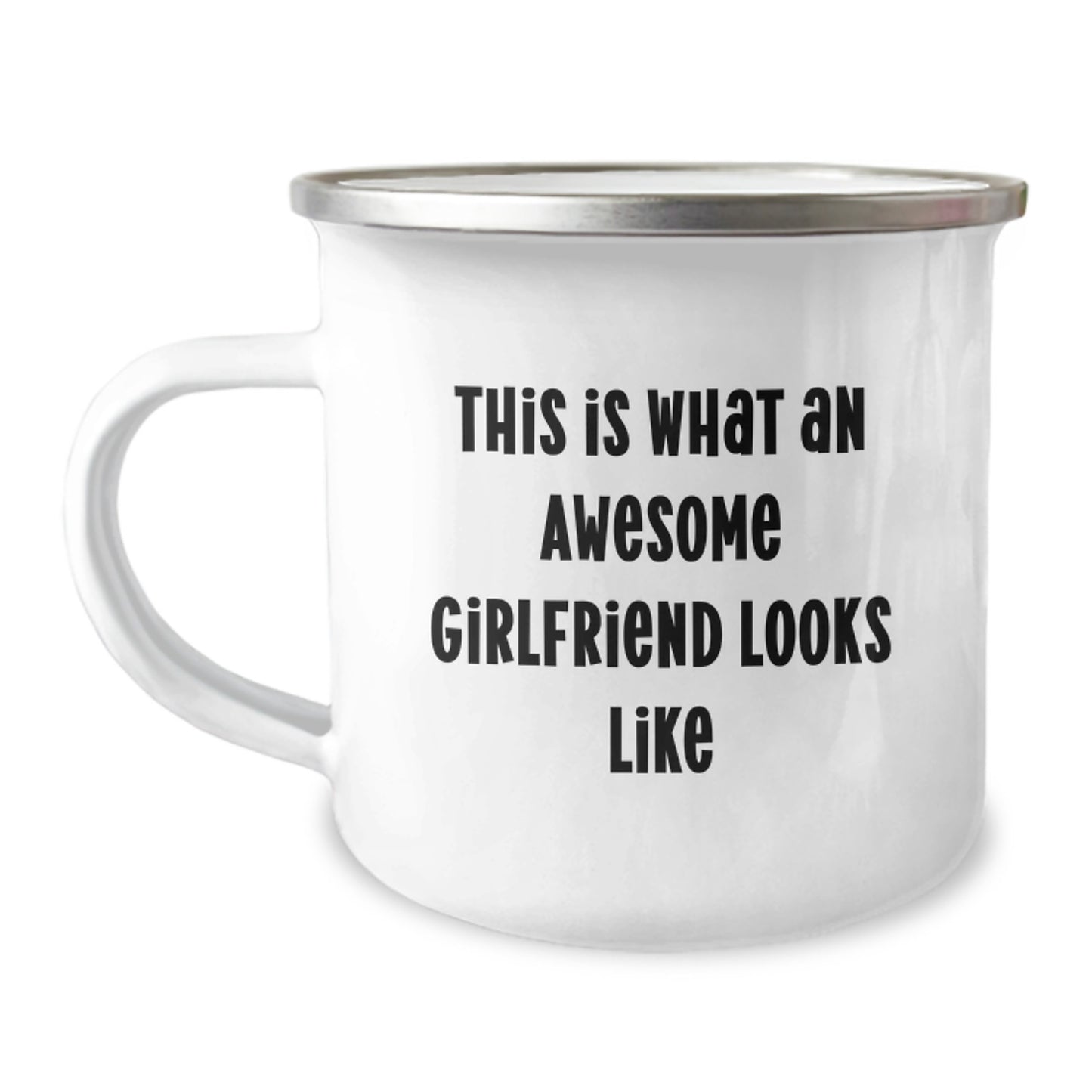 Funny Sweetheart Gifts from Friends - This Is What An Awesome Sweetheart Looks Like, Graduation Unique Gifts for Her, Camping Mug - Image 1